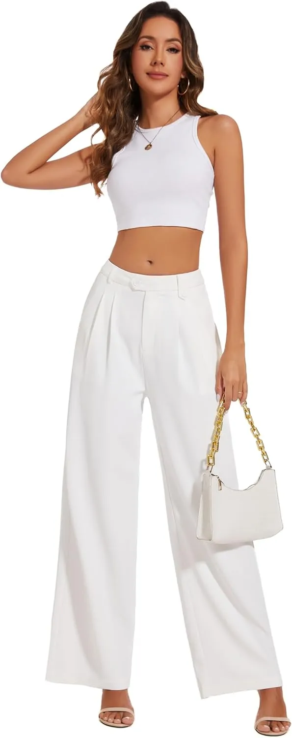 2025 Casaul Pants for Women Business Work Office Dress Pants Trousers with Pockets