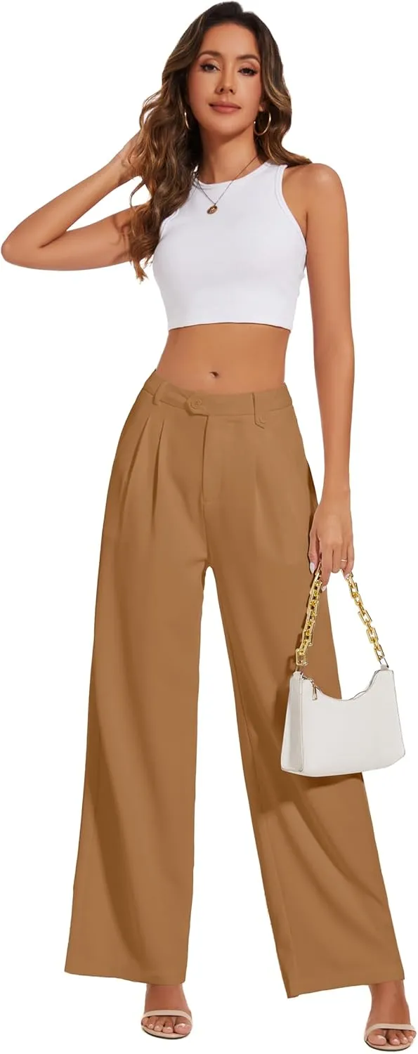 2025 Casaul Pants for Women Business Work Office Dress Pants Trousers with Pockets