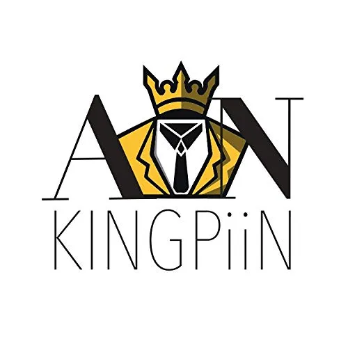 A N KINGPiiN Lapel Pin for Men Bunch Flower with Gold Leaf Brooch Suit Stud, Shirt Studs Men's Accessories Pink