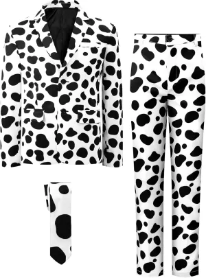 A&J DESIGN Boys Funny Print Suit for 6-16 Years