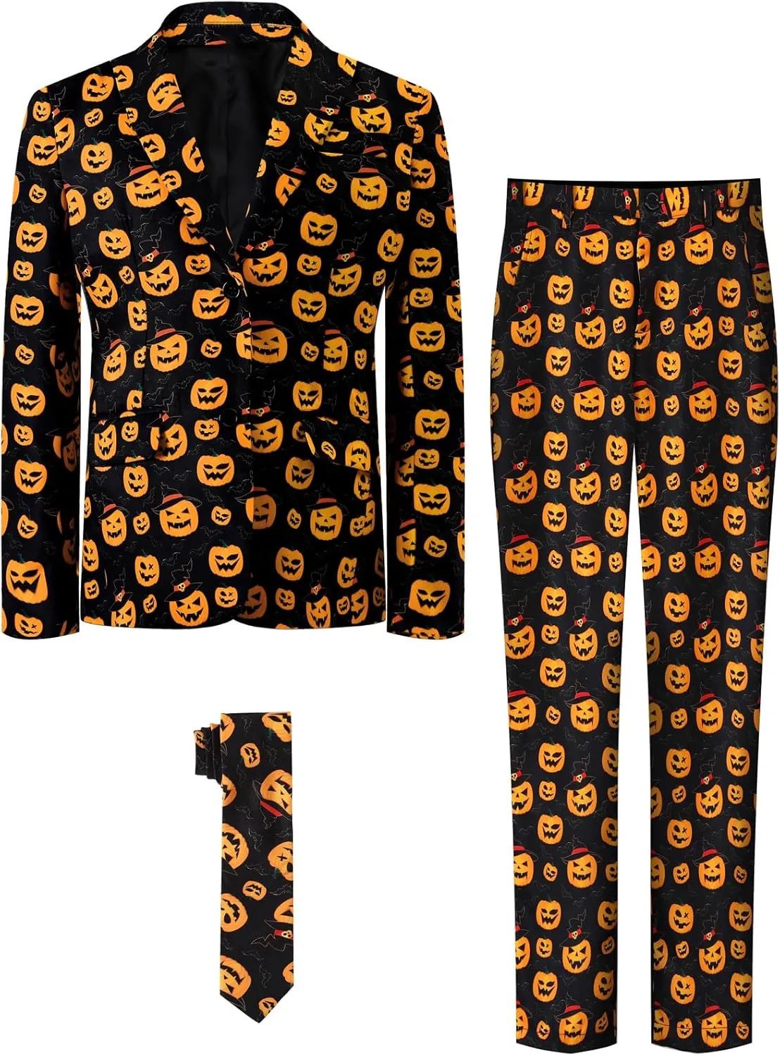 A&J DESIGN Boys Funny Print Suit for 6-16 Years