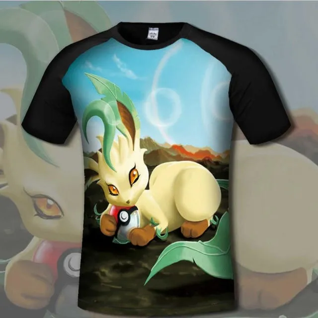 Anime Women Elastic Casual T-Shirt