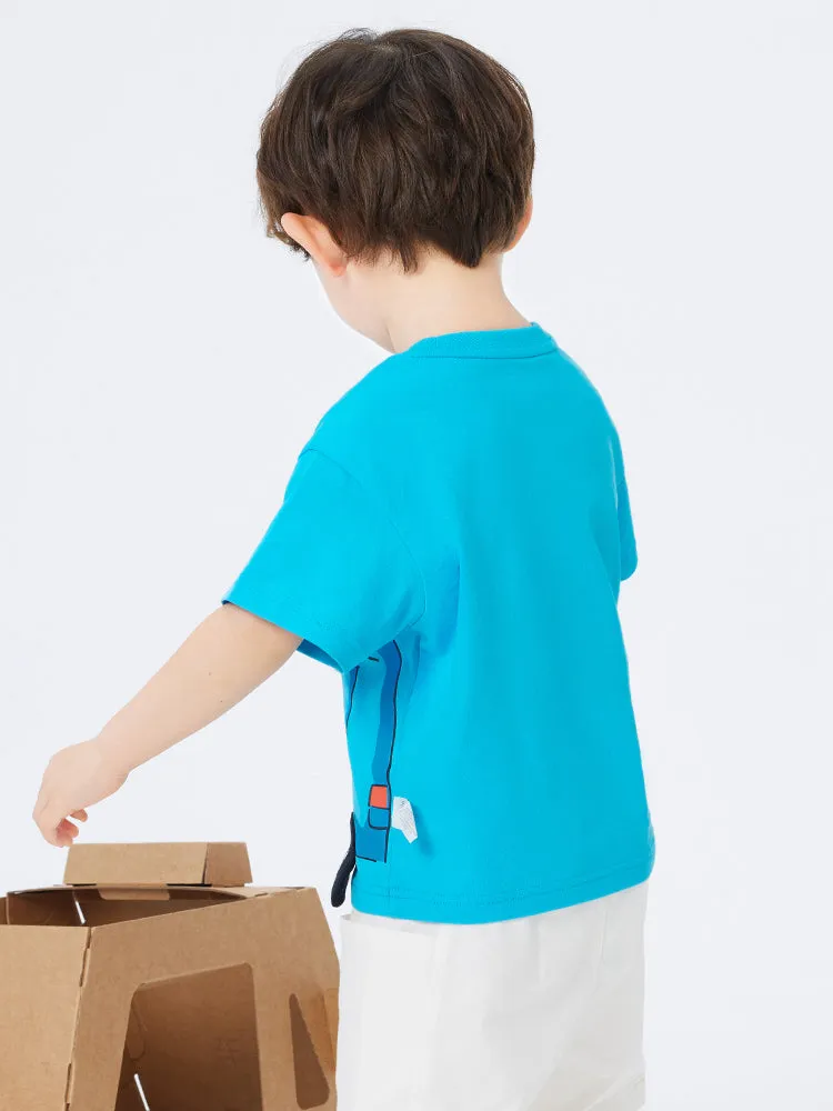 Balabala Toddler Boys' Graphic Car Tees Cotton Short Sleeve T-Shirt
