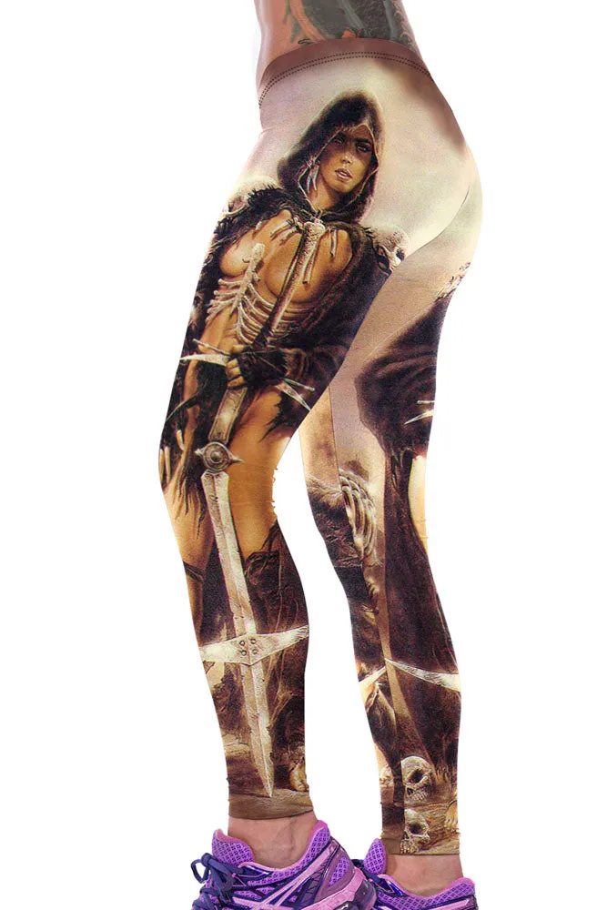 Barbarian Princess Stretchy Yoga Leggings