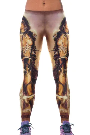 Barbarian Princess Stretchy Yoga Leggings