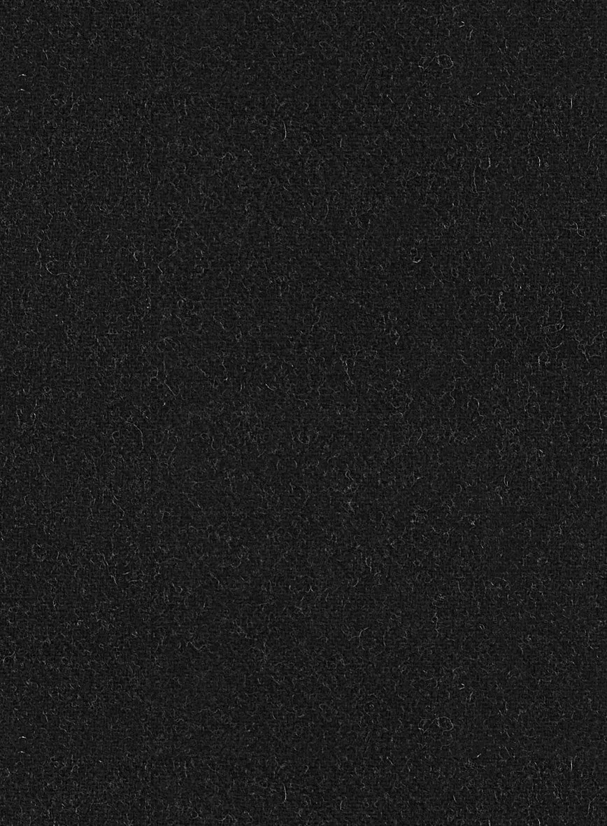 Black Heavy Tweed Pants