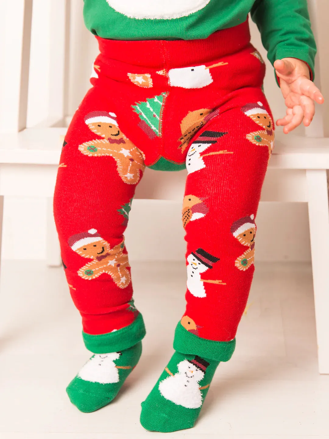Blade & Rose Snowman Knitted Leggings