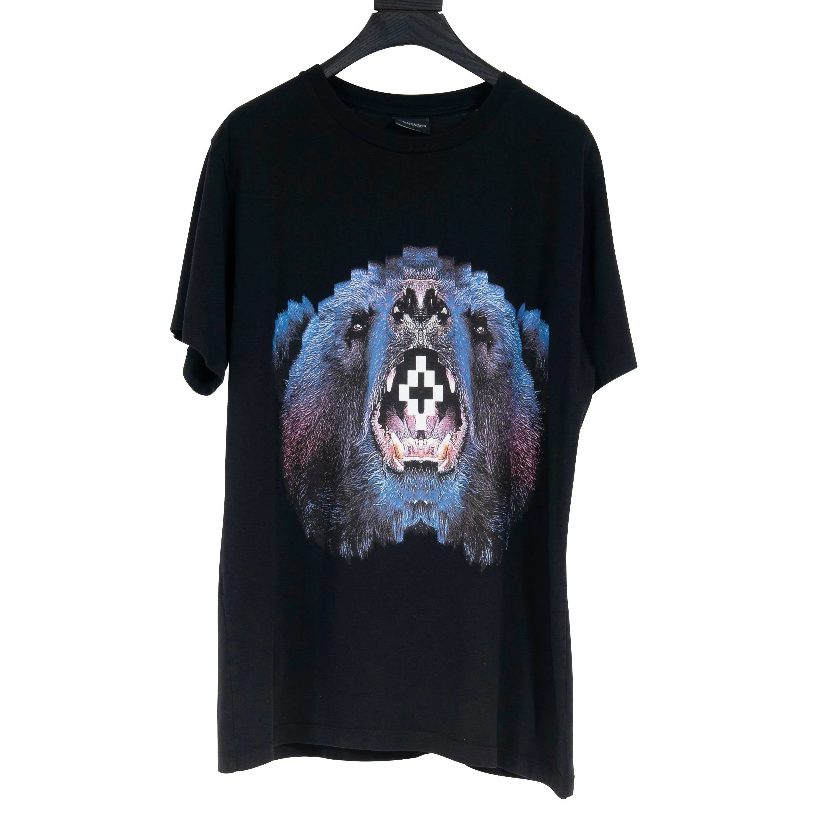 Blue Bear 8 Bit Graphic T Shirt