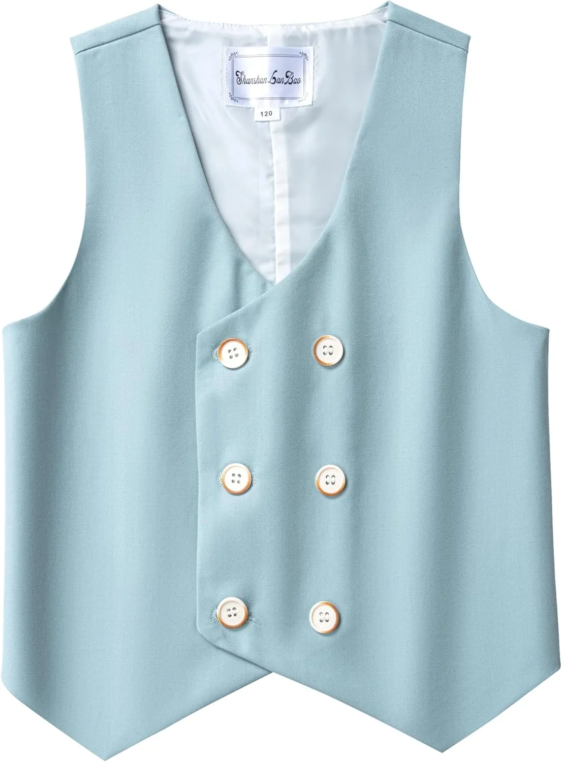 Boys Vest and Pants Set 5 Piece Formal Dress Boy Suits for Kids Toddler Wedding Communion
