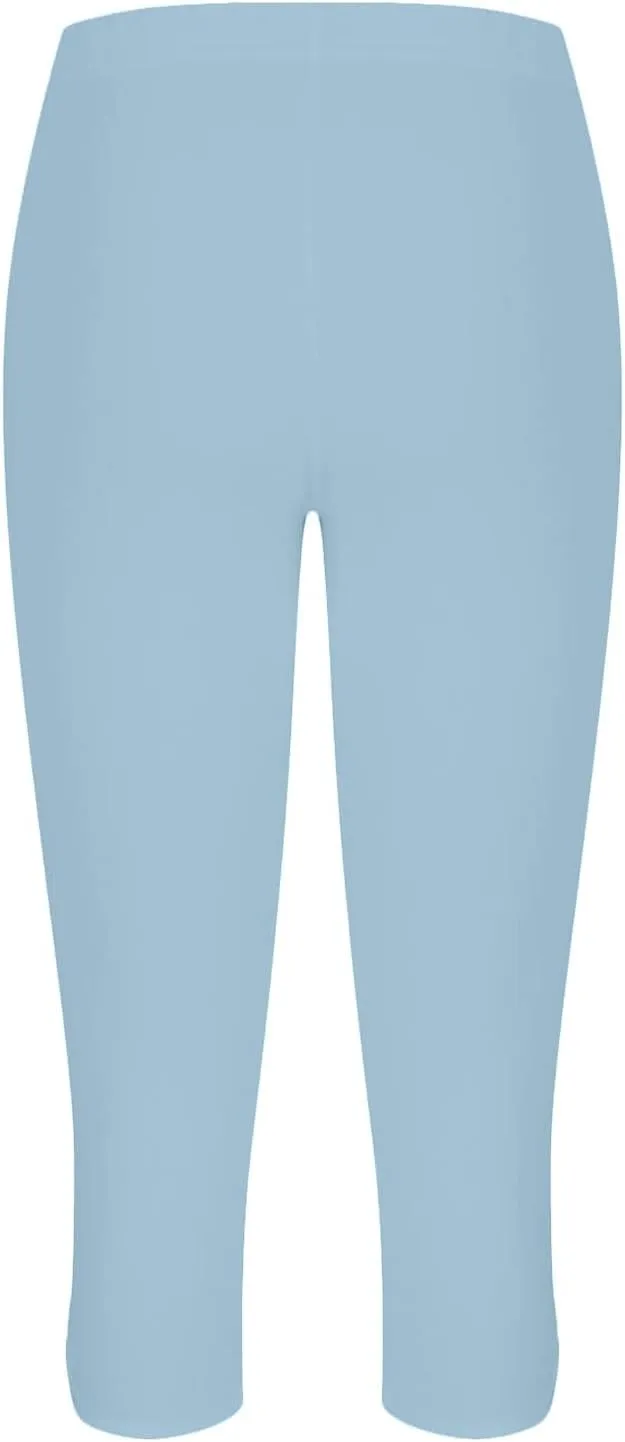 Capri Leggings for Women Dressy Cropped High Waist Yoga Pants Workout Pants Compression Leggings Stretchy Capris