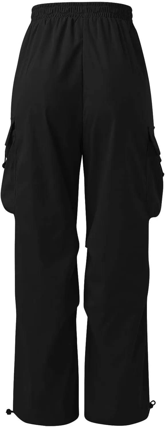 Cargo Pant for Men Cotton Casual Joggers Elastic Waist Cargo Combat Work Pant with Multiple Pockets