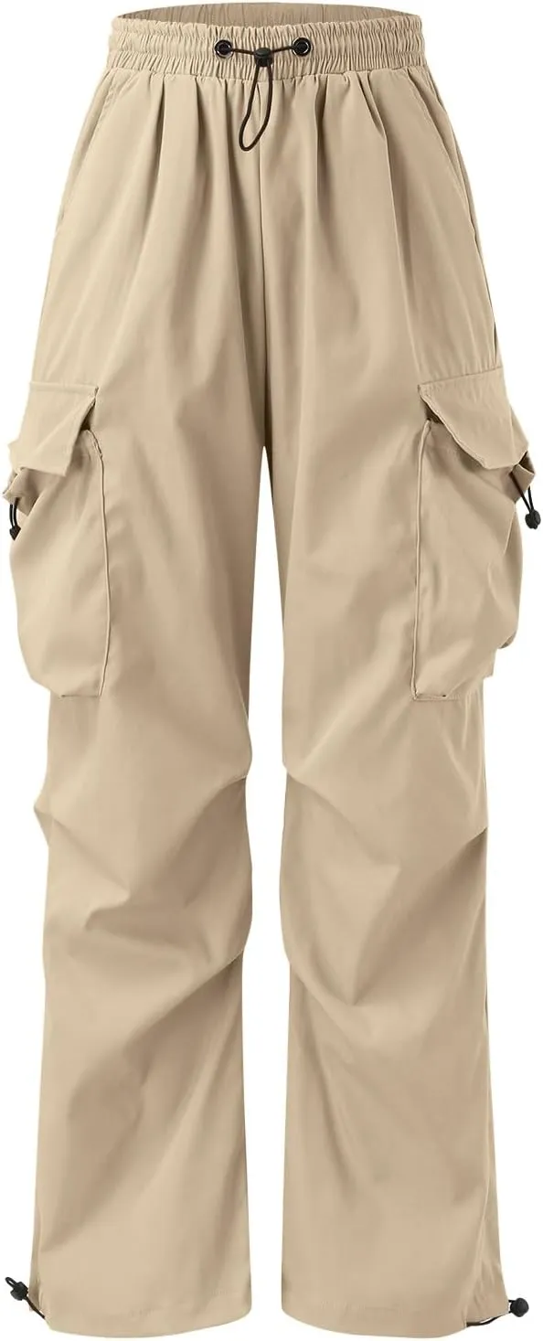 Cargo Pant for Men Cotton Casual Joggers Elastic Waist Cargo Combat Work Pant with Multiple Pockets