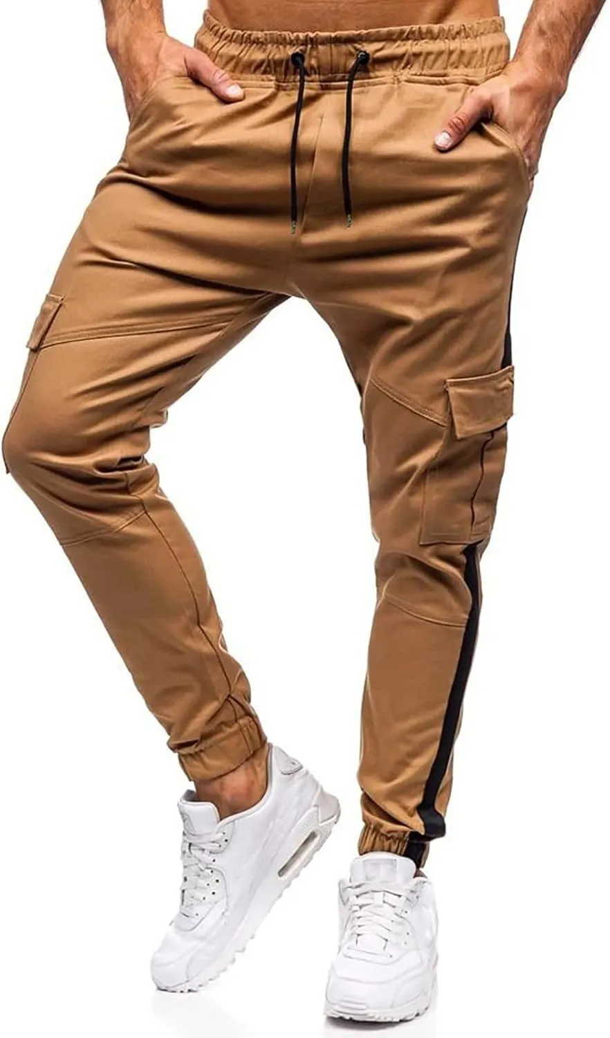Cargo Pants for Men Relaxed Fit Men's Military Tactical Pants Big and Tall Work Hiking Trousers Workout Joggers Baggy