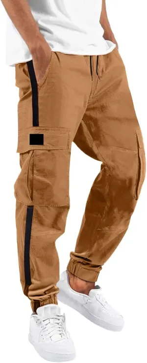 Cargo Pants for Men Relaxed Fit Men's Military Tactical Pants Big and Tall Work Hiking Trousers Workout Joggers Baggy