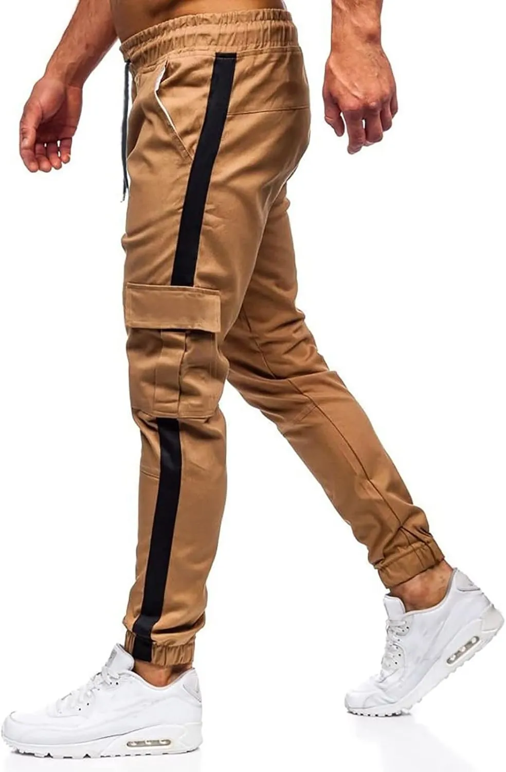 Cargo Pants for Men Relaxed Fit Men's Military Tactical Pants Big and Tall Work Hiking Trousers Workout Joggers Baggy