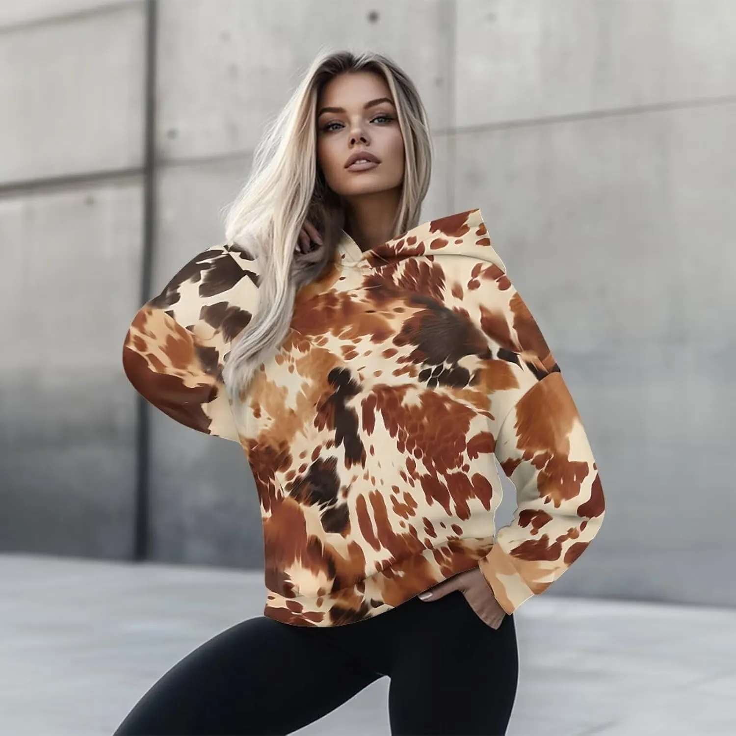 Casual Women Hoodies Oversized Sweatshirt Long Sleeve Hoodie Pullover Tops