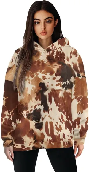 Casual Women Hoodies Oversized Sweatshirt Long Sleeve Hoodie Pullover Tops