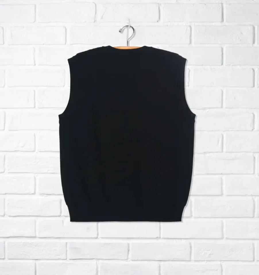 CDNIS Black Sweater Vest