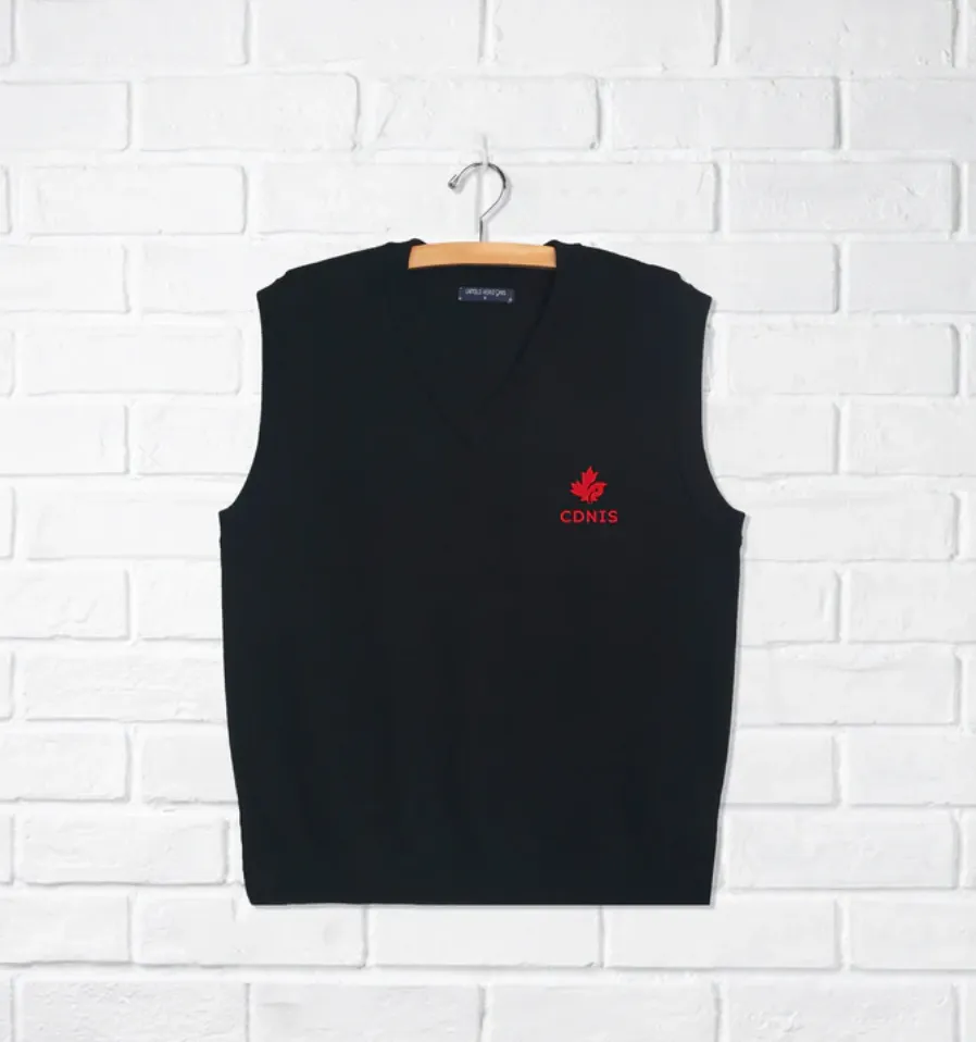 CDNIS Black Sweater Vest