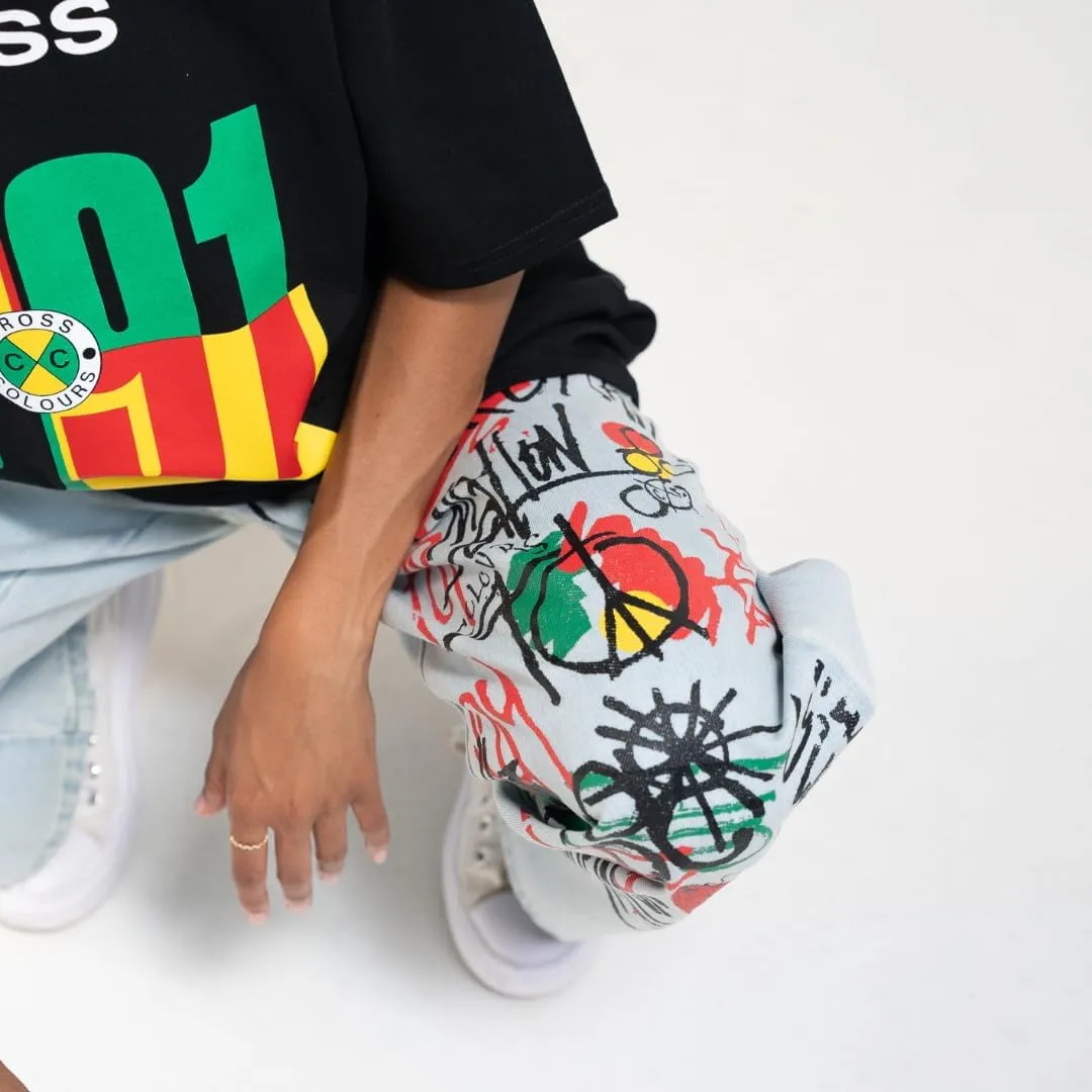 CROSS COLOURS Urban Retro 1990's Vintage | T-Shirt