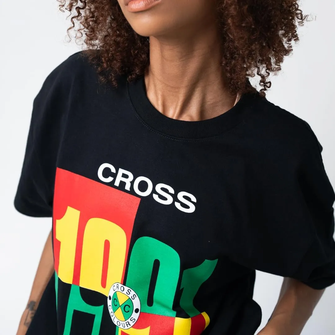 CROSS COLOURS Urban Retro 1990's Vintage | T-Shirt