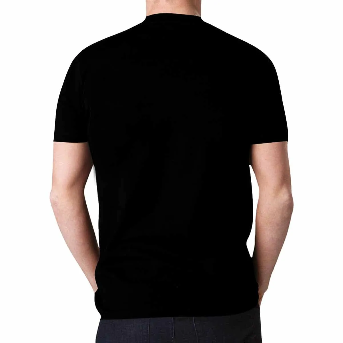 Custom Face&Text Purple Personalized Unique Design All Over Print T-shirt For Men Boyfriend Gift