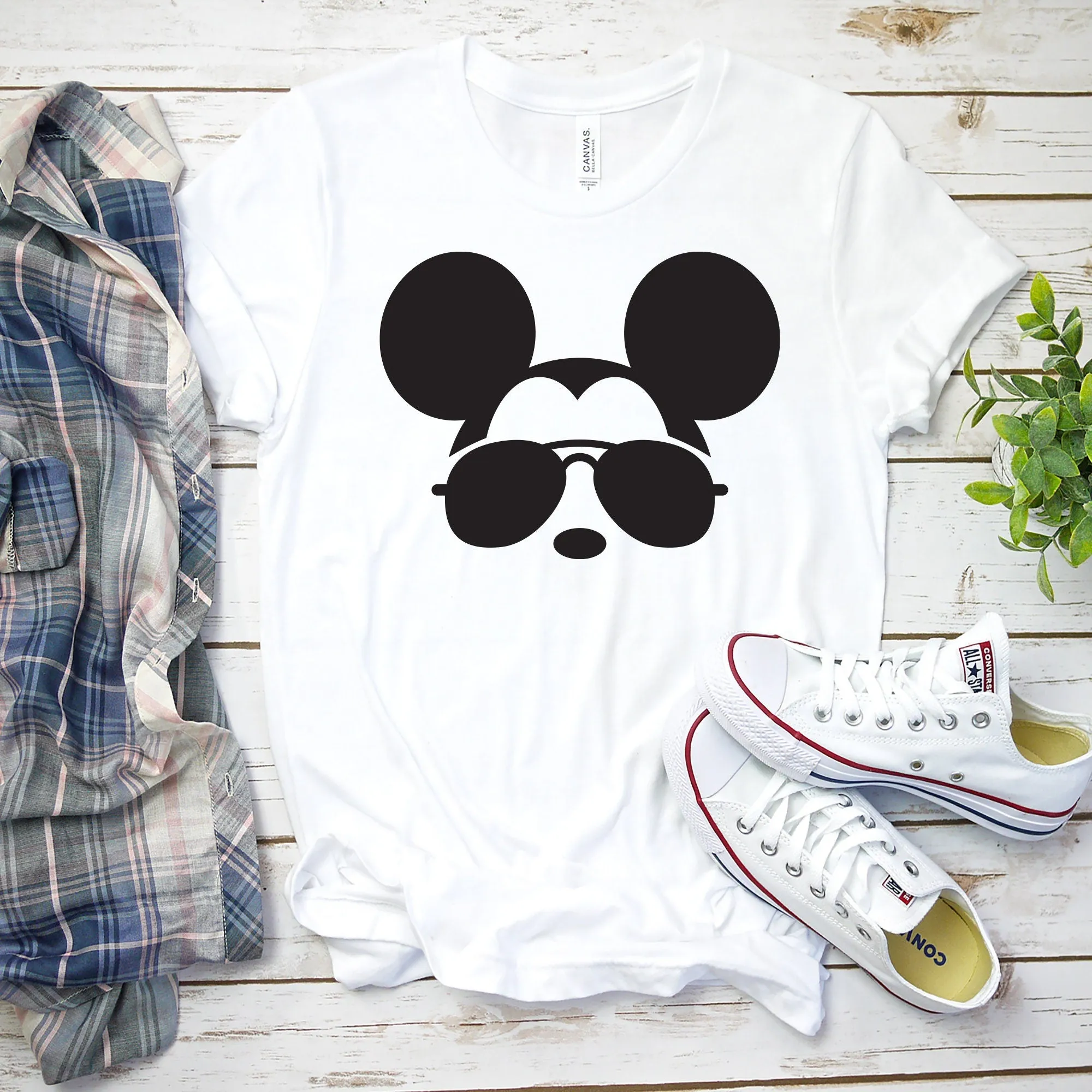 Custom Mickey t shirt - Disney Trip Matching Shirts - Mickey Mouse T Shirt - Mickey Sunglasses - Personalized Text