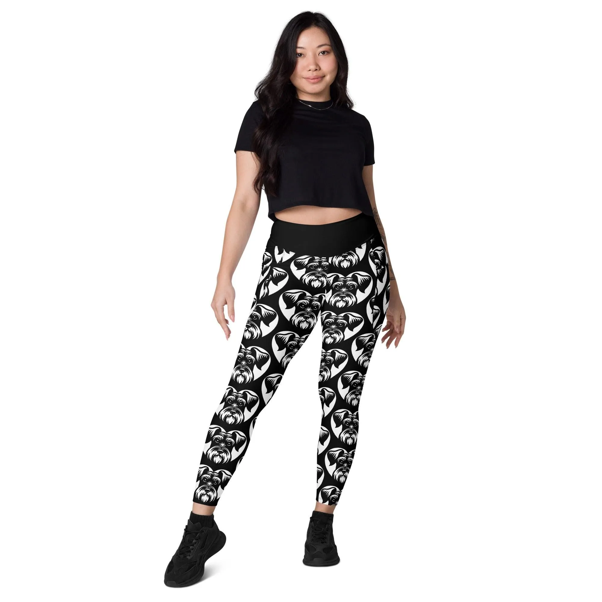 DOG BREED LEGGINGS with pockets - CESKY TERRIER - HERTTAHOUND