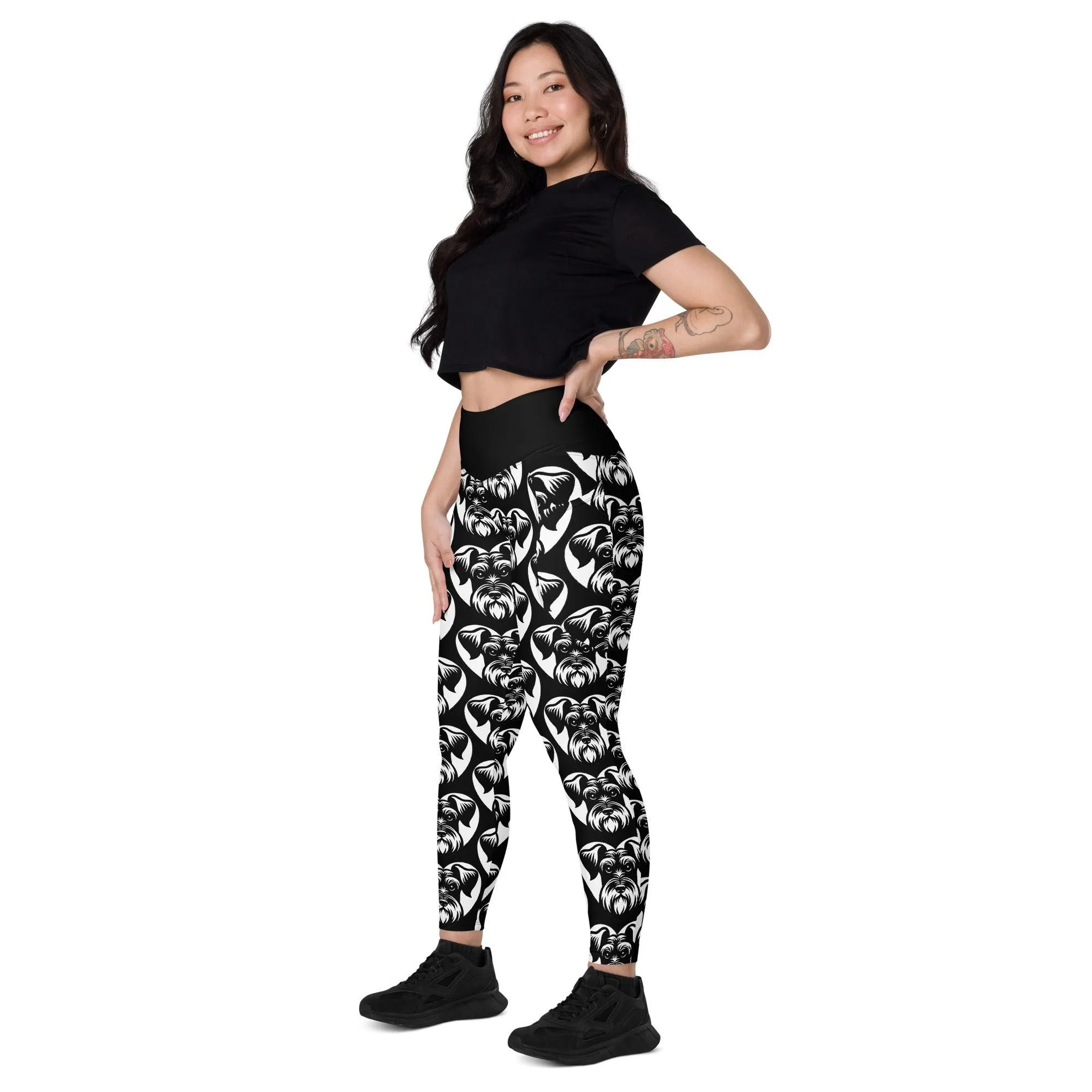 DOG BREED LEGGINGS with pockets - CESKY TERRIER - HERTTAHOUND