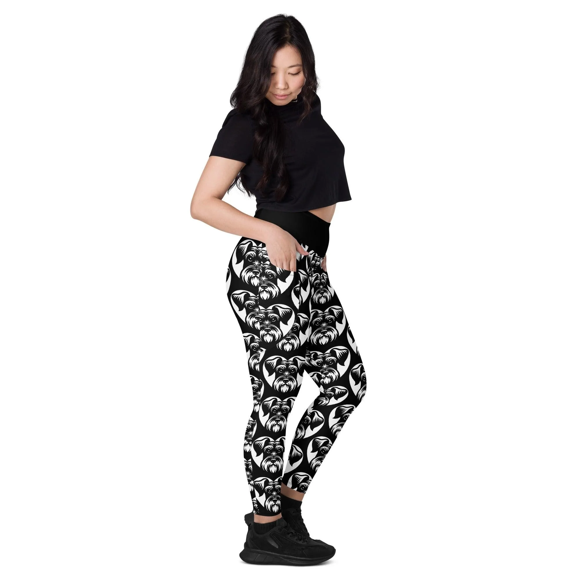 DOG BREED LEGGINGS with pockets - CESKY TERRIER - HERTTAHOUND