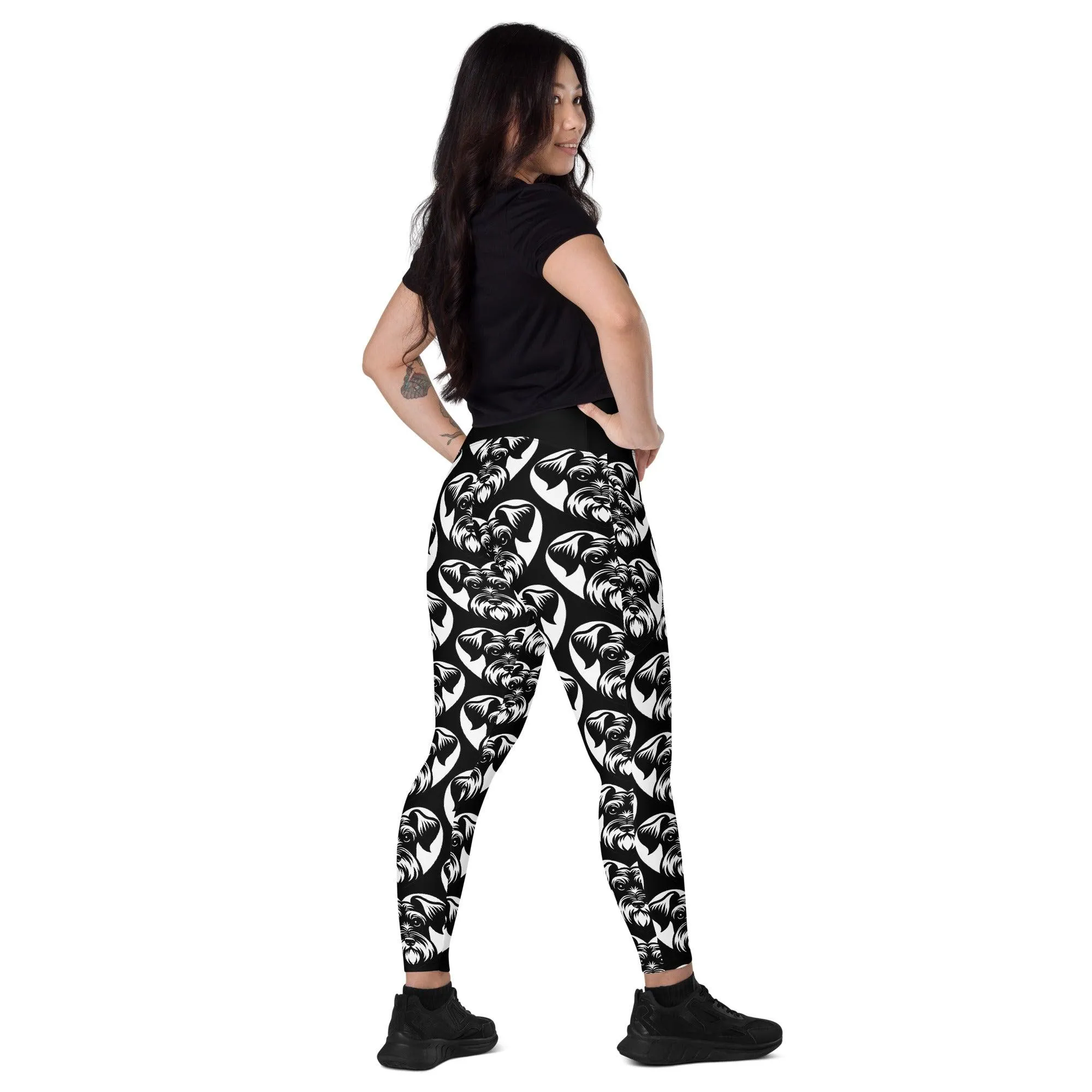 DOG BREED LEGGINGS with pockets - CESKY TERRIER - HERTTAHOUND
