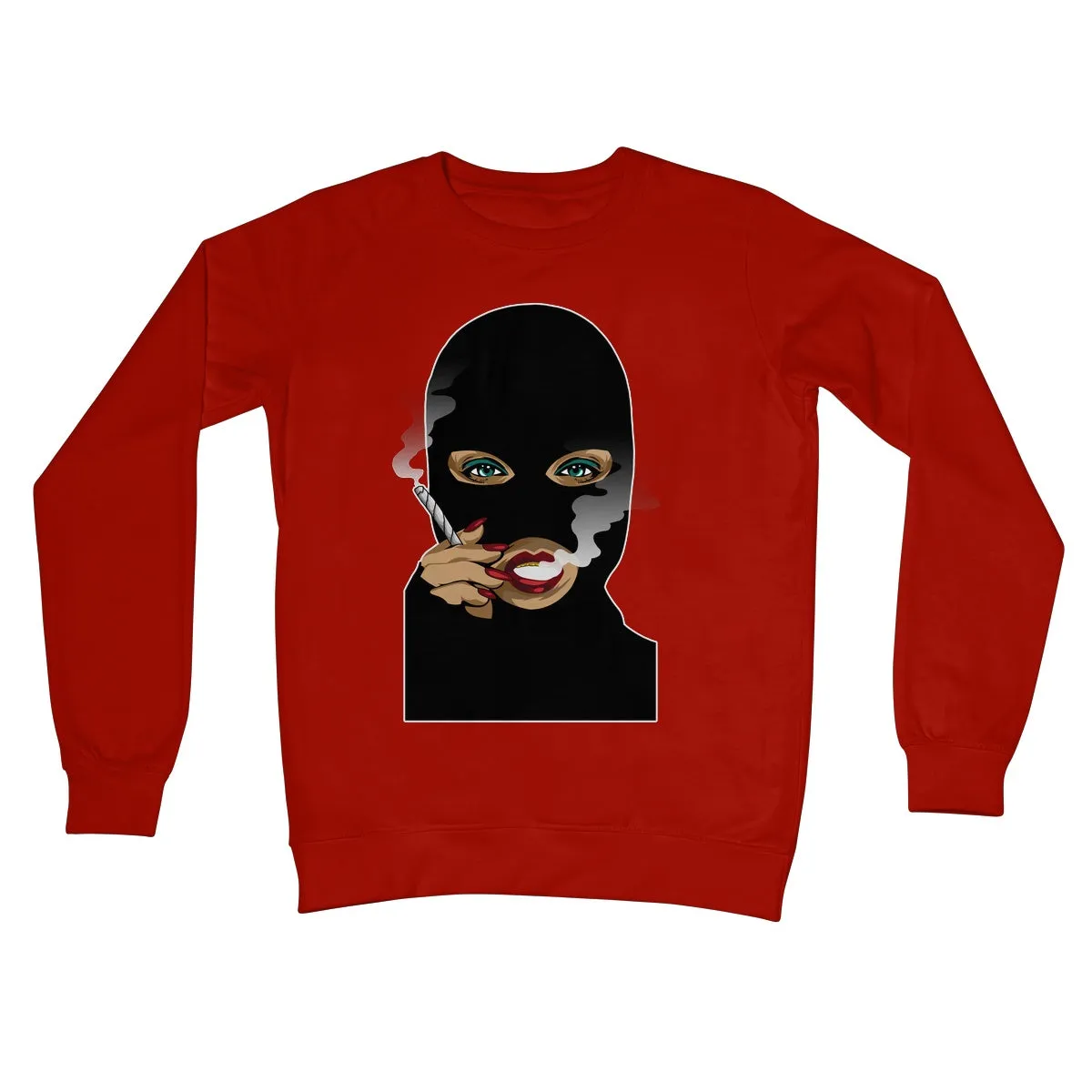 DONT KILL MY VIBE MASKED  Crew Neck Sweatshirt