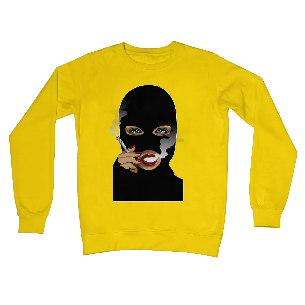 DONT KILL MY VIBE MASKED  Crew Neck Sweatshirt