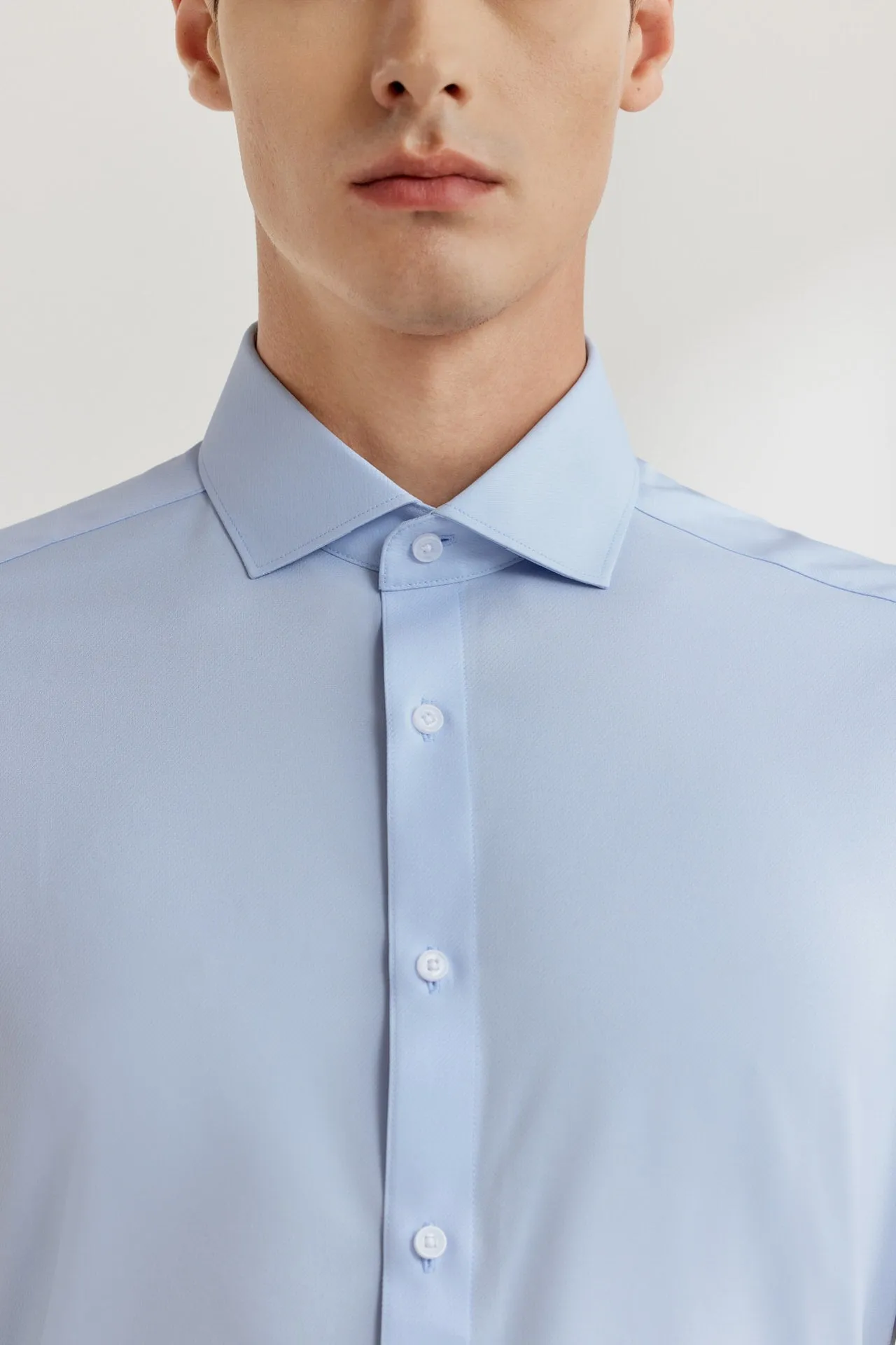 Dry Wicking & Stretch Shirt in Smart Fit Spread Collar