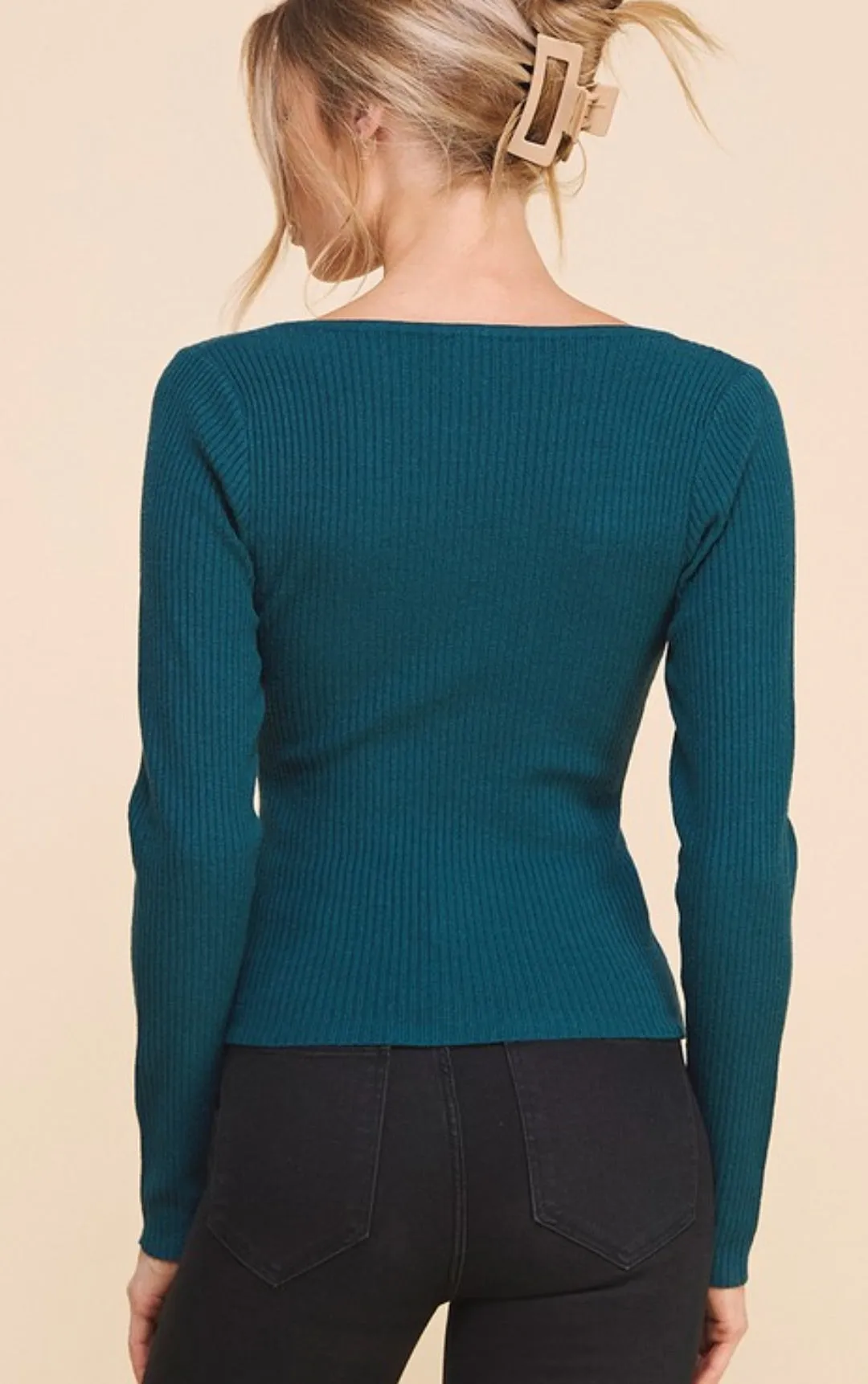 Emily Top in Dark Teal