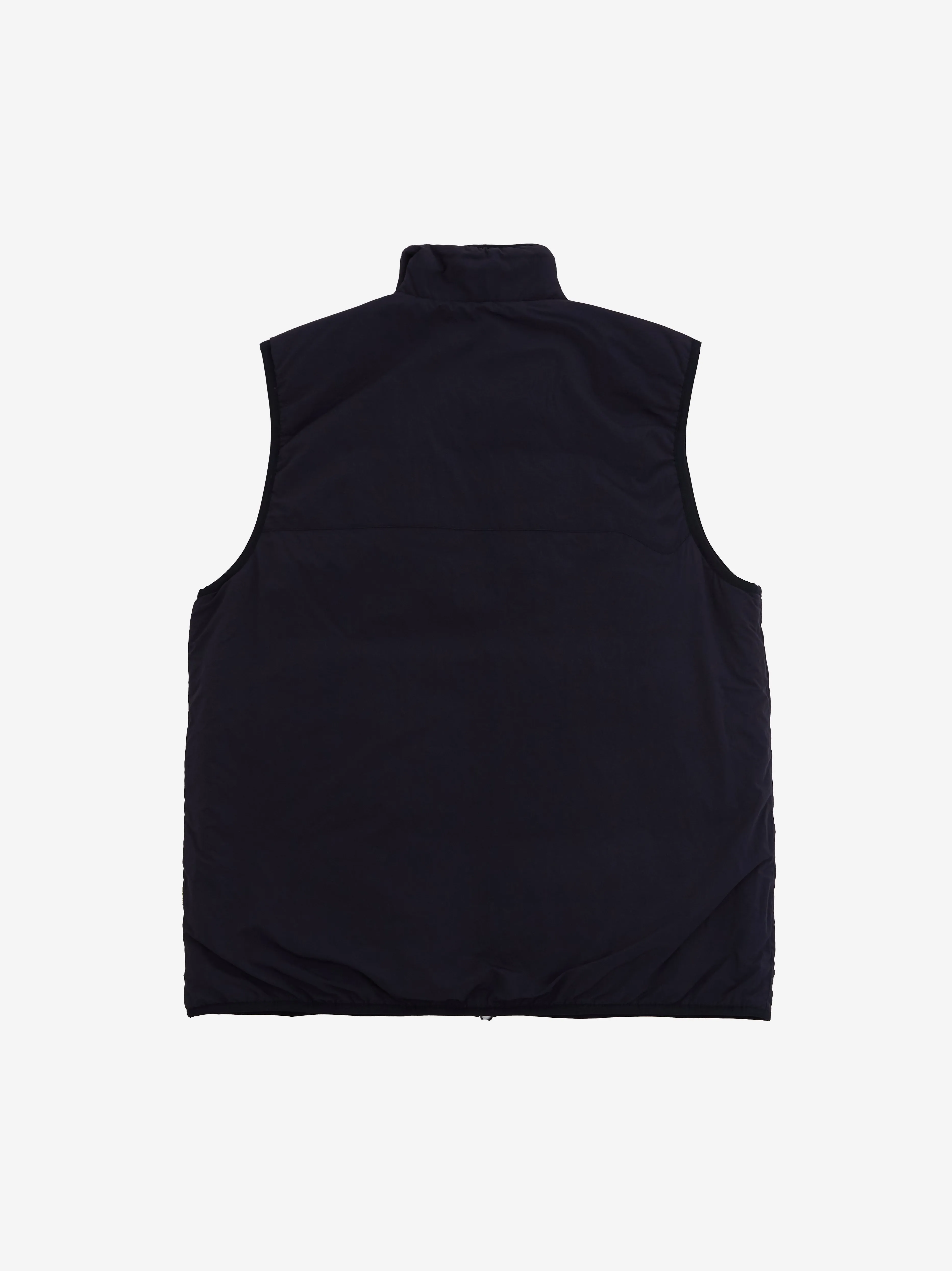 Farah Japan Nylon Zip Up Vest - Navy