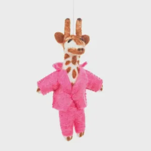 Gregory Giraffe Felt Decoration