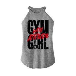Gym Girl Attitude Rocker Tank