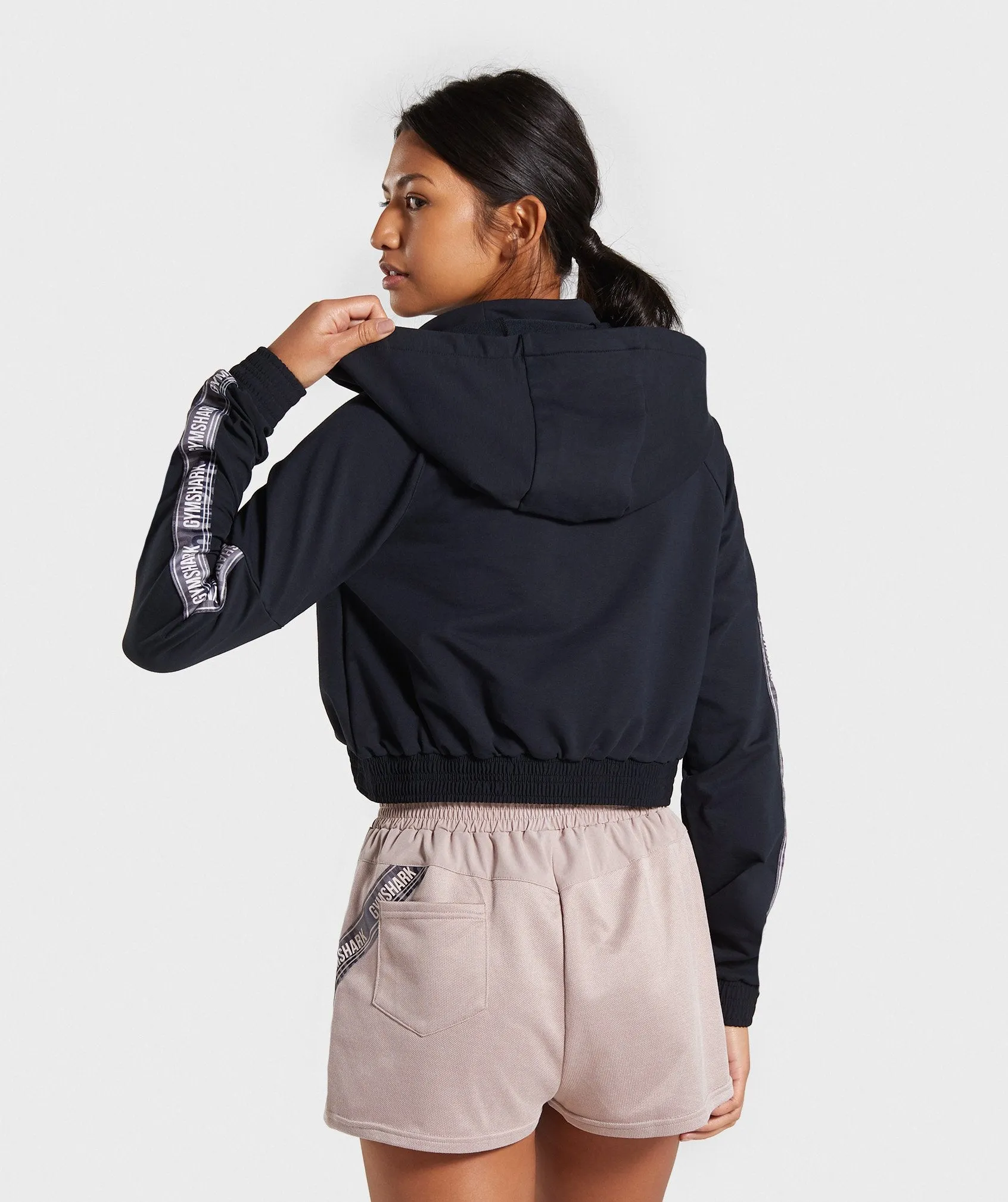 Gymshark Revival 1/4 Zip Hoodie - Black