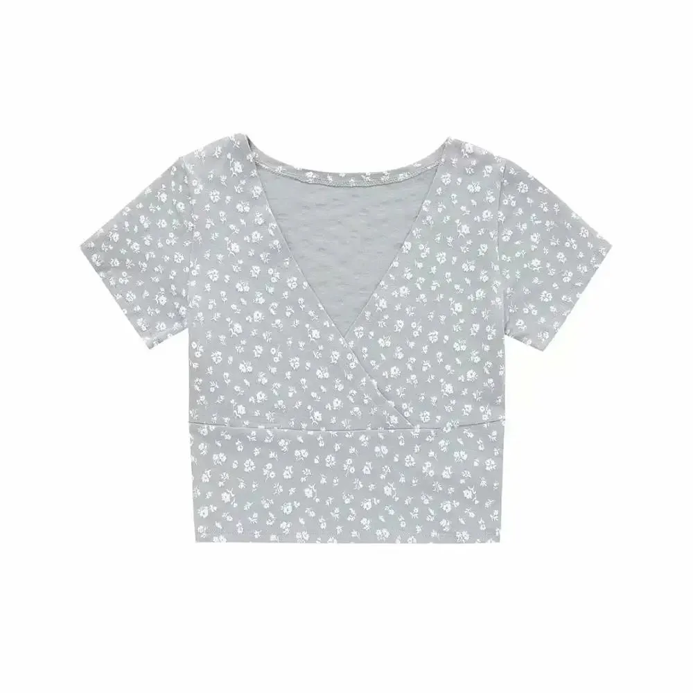Hip Hop Sleeveless Vintage Print Short Sleeve Tee