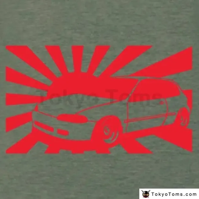 Honda Civc JDM Sun T-Shirt - Cotton
