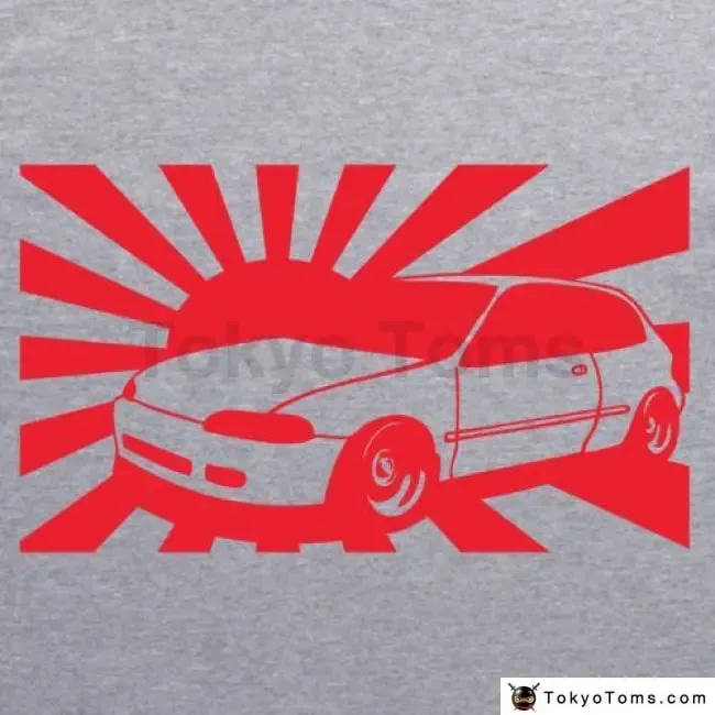 Honda Civc JDM Sun T-Shirt - Cotton