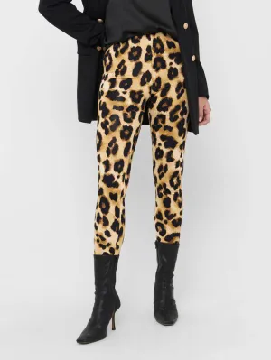 Jacqueline De Yong SHAWN Leggings -LEOPARD