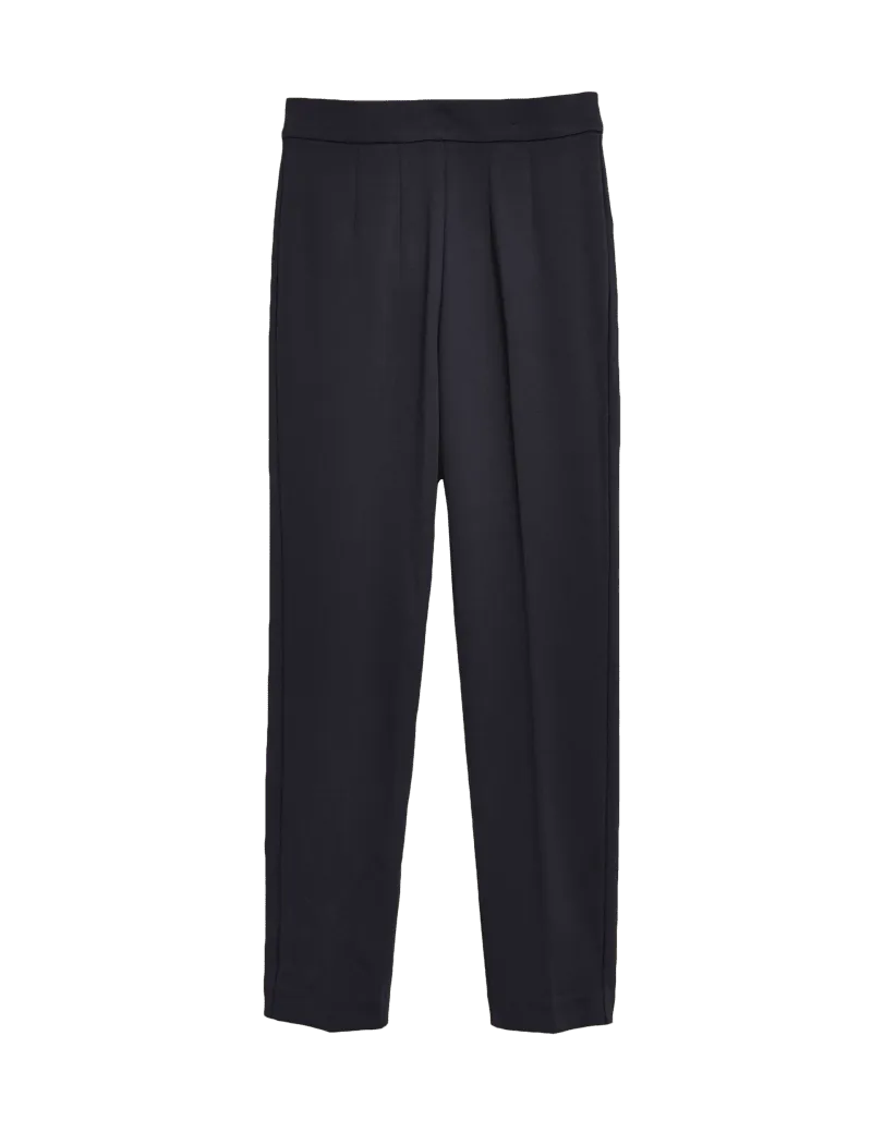 Jersey Slim Fit Ankle Grazer Trousers