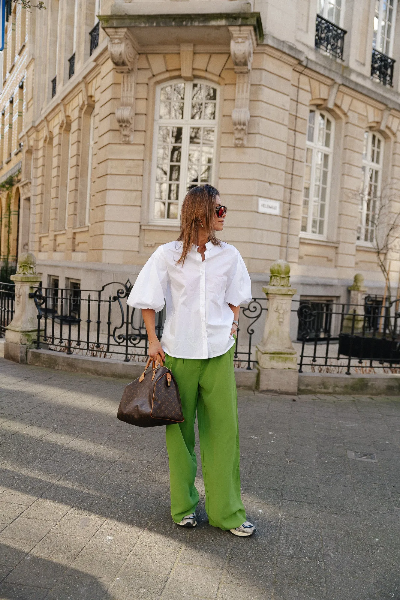 Jocelyne trousers forest green