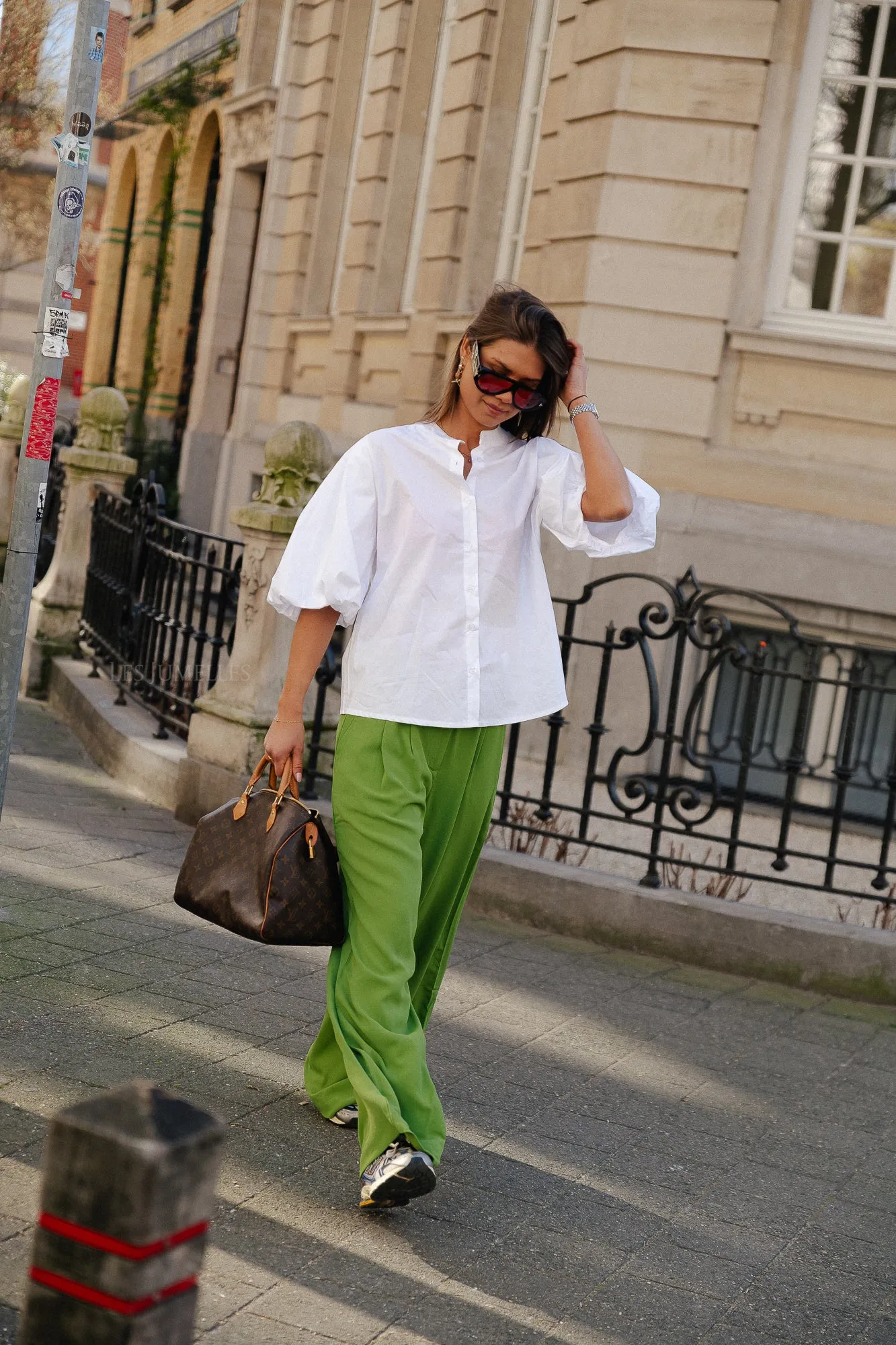 Jocelyne trousers forest green