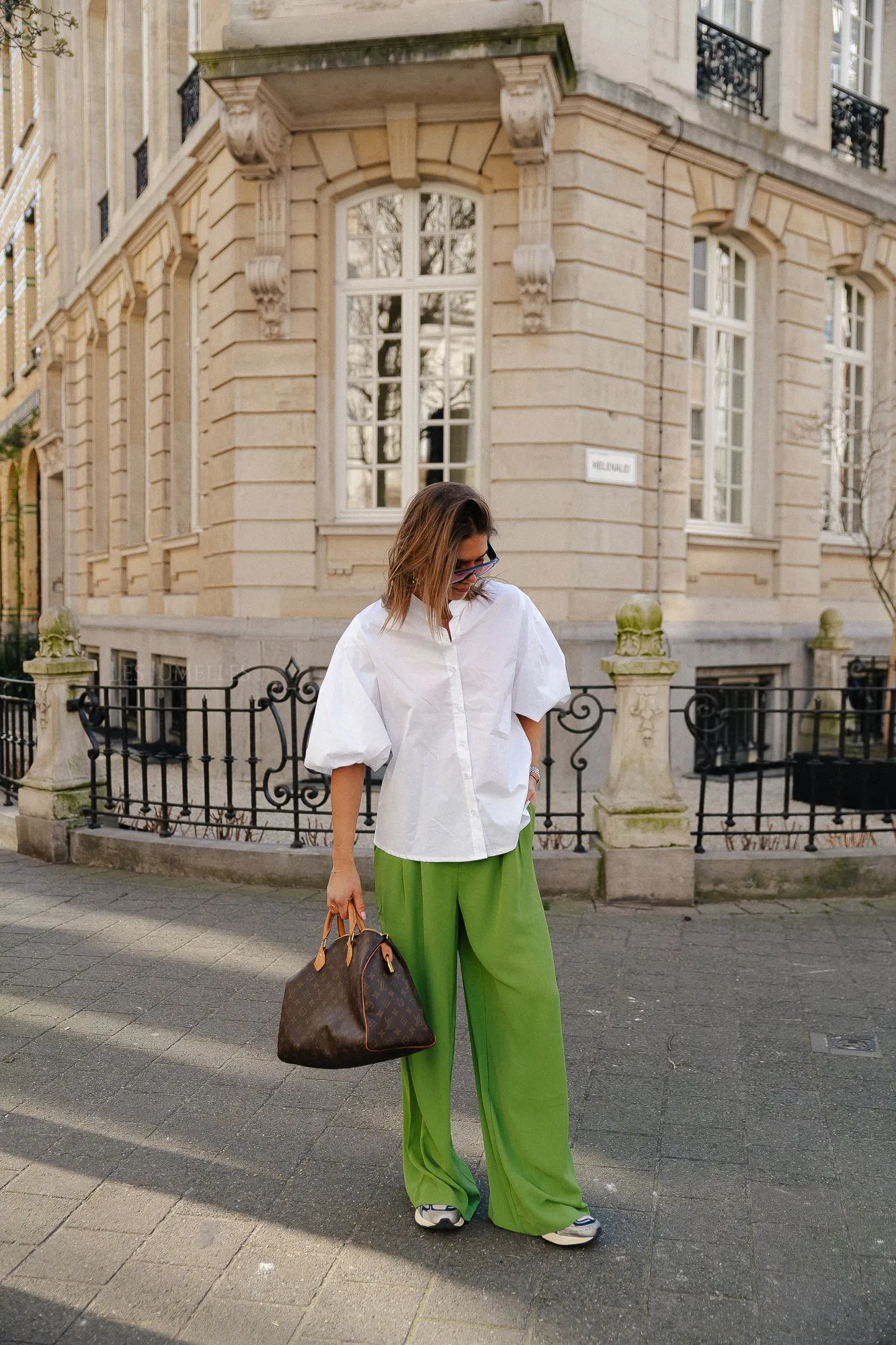 Jocelyne trousers forest green