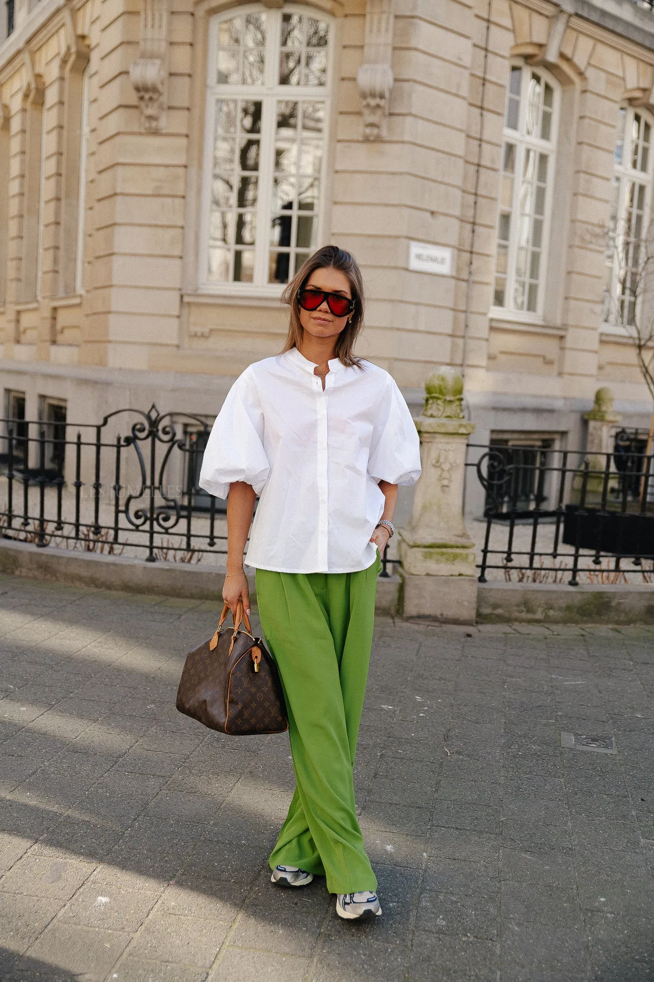 Jocelyne trousers forest green