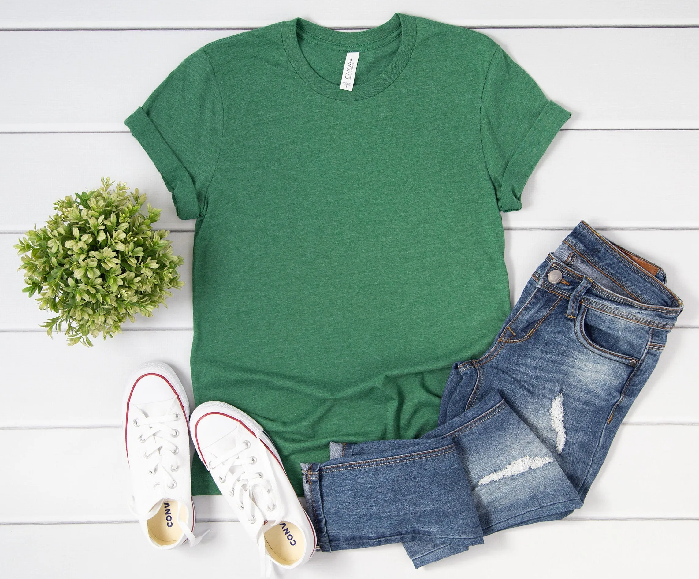 Joyful Merry & Blessed Christmas T Shirt - Red Truck Matching Christmas Shirt - Fresh Cut Christmas Tree Holiday Shirt