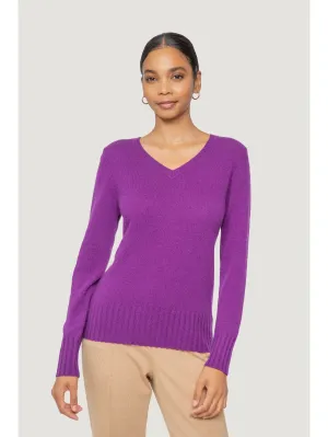 Kim Cashmere V Neck Sweater
